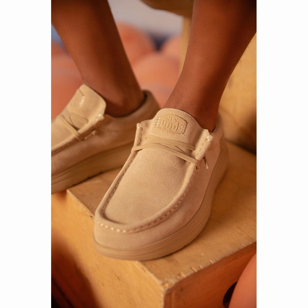 HEYDUDE Wally X Suede Shoes Men's Sports Casual Shoes