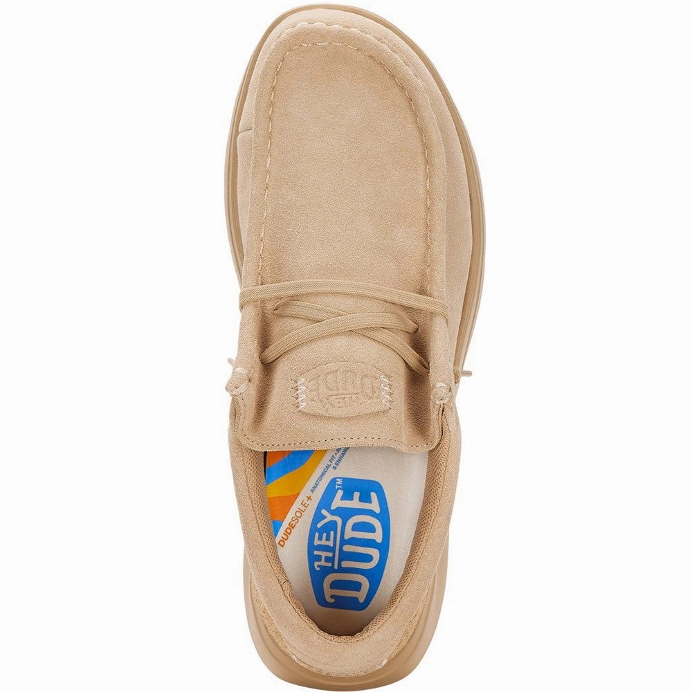 HEYDUDE Wally X Suede Shoes Men's Sports Casual Shoes