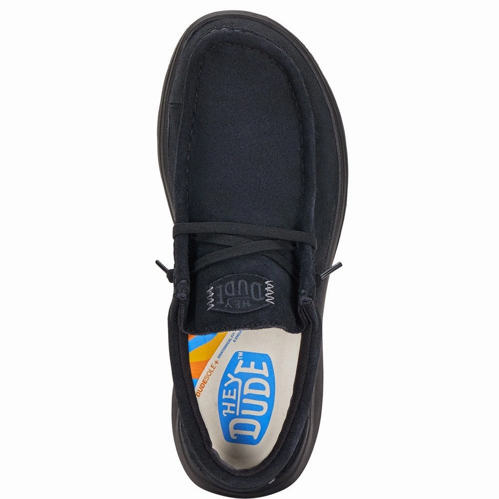 HEYDUDE Wally X Suede Shoes Men's Sports Casual Shoes