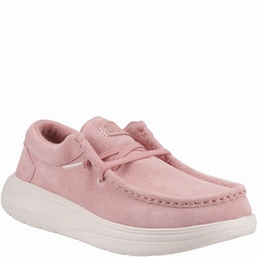 HEYDUDE Wendy COMF Suede Shoes Lightweight Running Shoes,Slip On Athletic Shoes,Breathable Workout Shoes