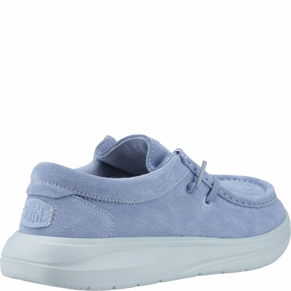 HEYDUDE Wendy COMF Suede Shoes Women's Sneakers Casual Walking Shoes