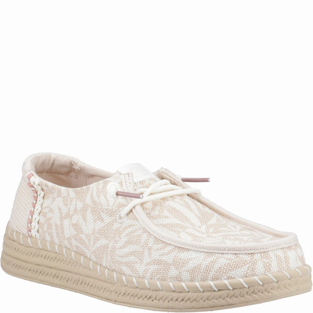 HEYDUDE Wendy Espadrille Retro Palm Shoes Lightweight Running Shoes,Slip On Athletic Shoes,Breathable Workout Shoes