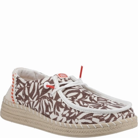 HEYDUDE Wendy Espadrille Retro Palm Shoes Lightweight Running Shoes,Slip On Athletic Shoes,Breathable Workout Shoes