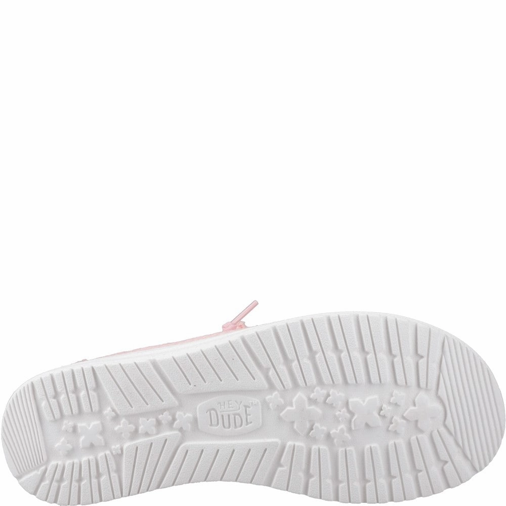 HEYDUDE Wendy Eyelet Lace Shoes Women's Sneakers Casual Walking Shoes