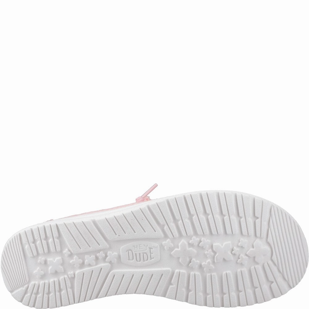 HEYDUDE Wendy Eyelet Lace Shoes Women's Sneakers Casual Walking Shoes