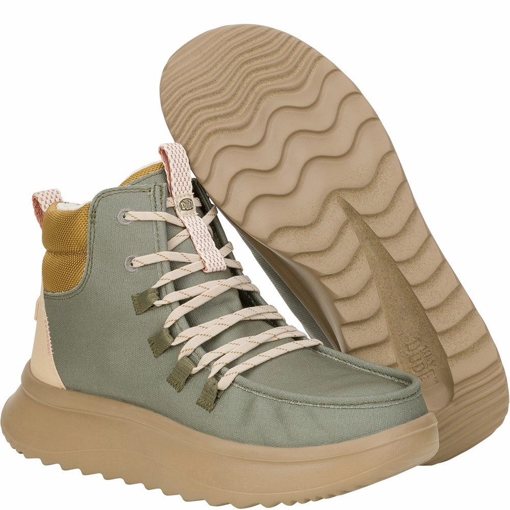 HEYDUDE Wendy Peak Apres Ankle Boots Women's Sneakers Casual Walking Shoes