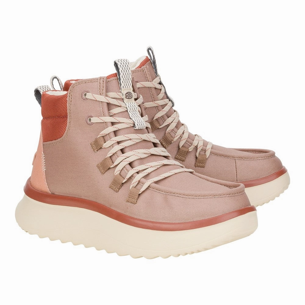 HEYDUDE Wendy Peak Apres Ankle Boots Lightweight Running Shoes,Slip On Athletic Shoes,Breathable Workout Shoes