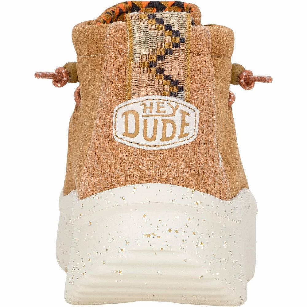 HEYDUDE Wendy Peak Hi Suede Ankle Boots Women's Sneakers Casual Walking Shoes
