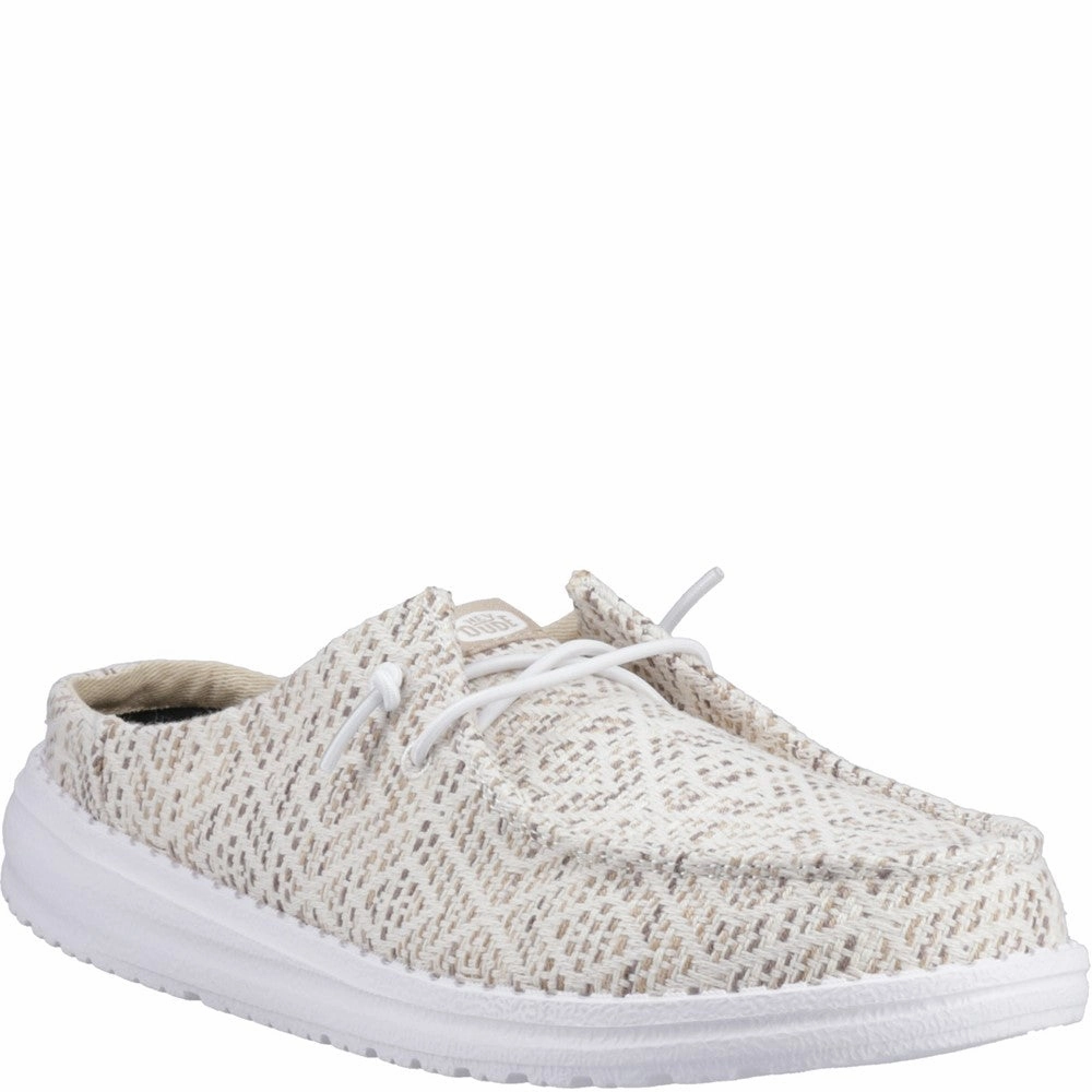 HEYDUDE Wendy Slip Surf Baja Mule Lightweight Running Shoes,Slip On Athletic Shoes,Breathable Workout Shoes