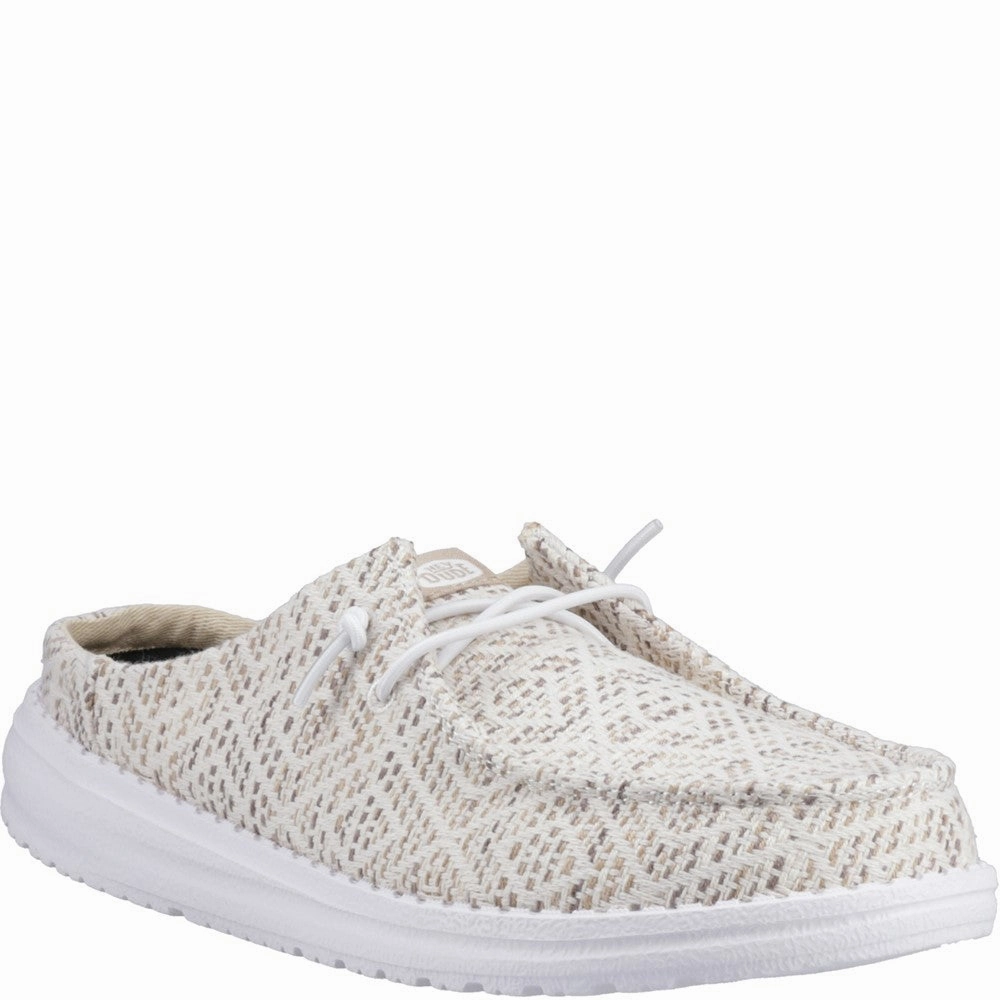 HEYDUDE Wendy Slip Surf Baja Mule Lightweight Running Shoes,Slip On Athletic Shoes,Breathable Workout Shoes