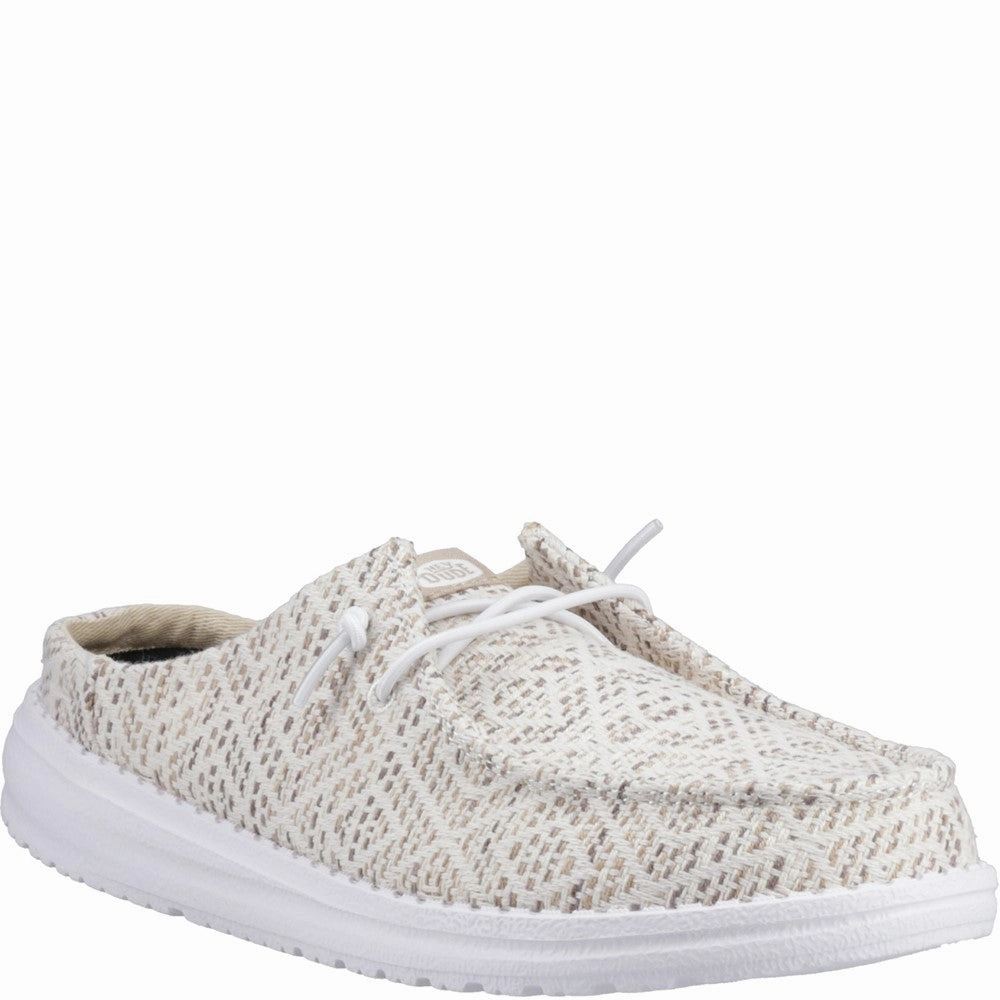 HEYDUDE Wendy Slip Surf Baja Mule Lightweight Running Shoes,Slip On Athletic Shoes,Breathable Workout Shoes