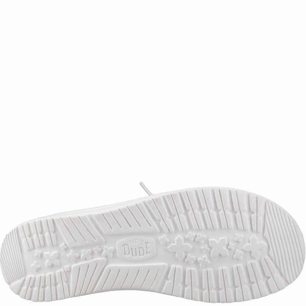 HEYDUDE Wendy Slip Terry Stripe Mule Women's Sneakers Casual Walking Shoes
