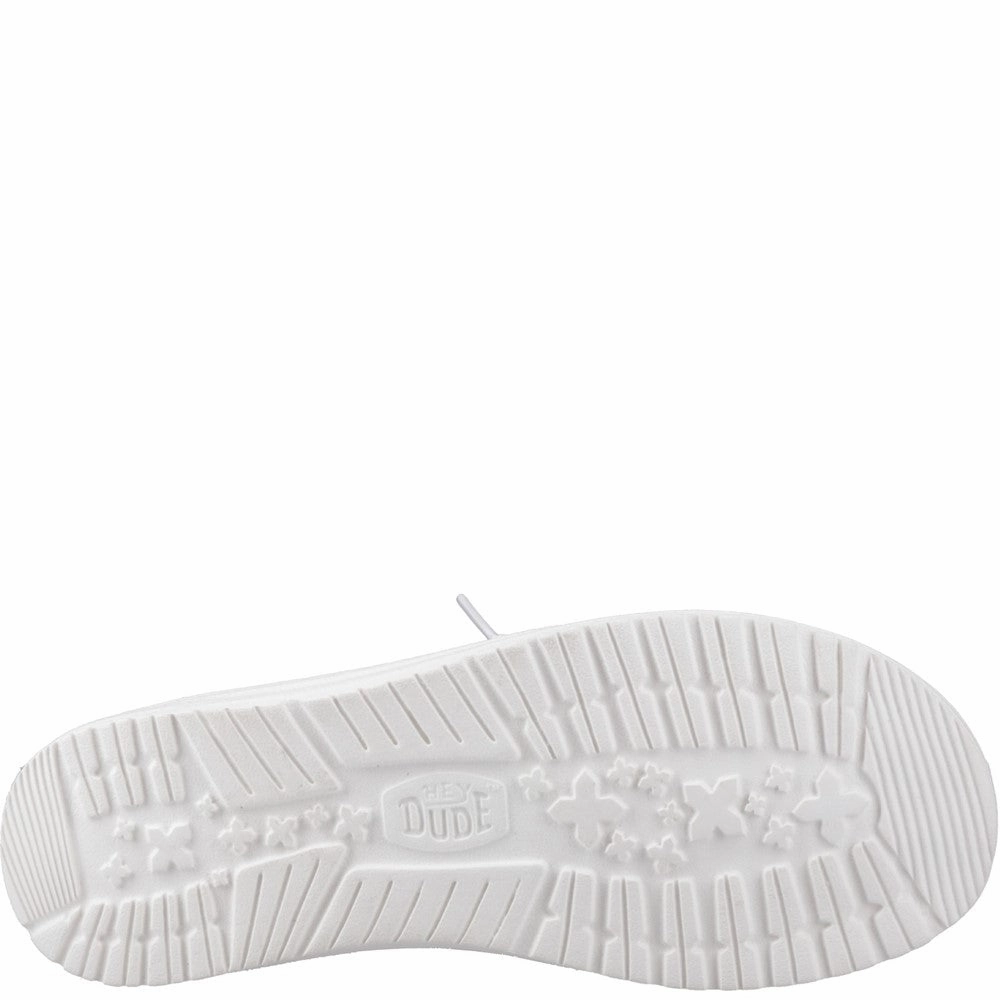 HEYDUDE Wendy Slip Terry Stripe Mule Women's Sneakers Casual Walking Shoes