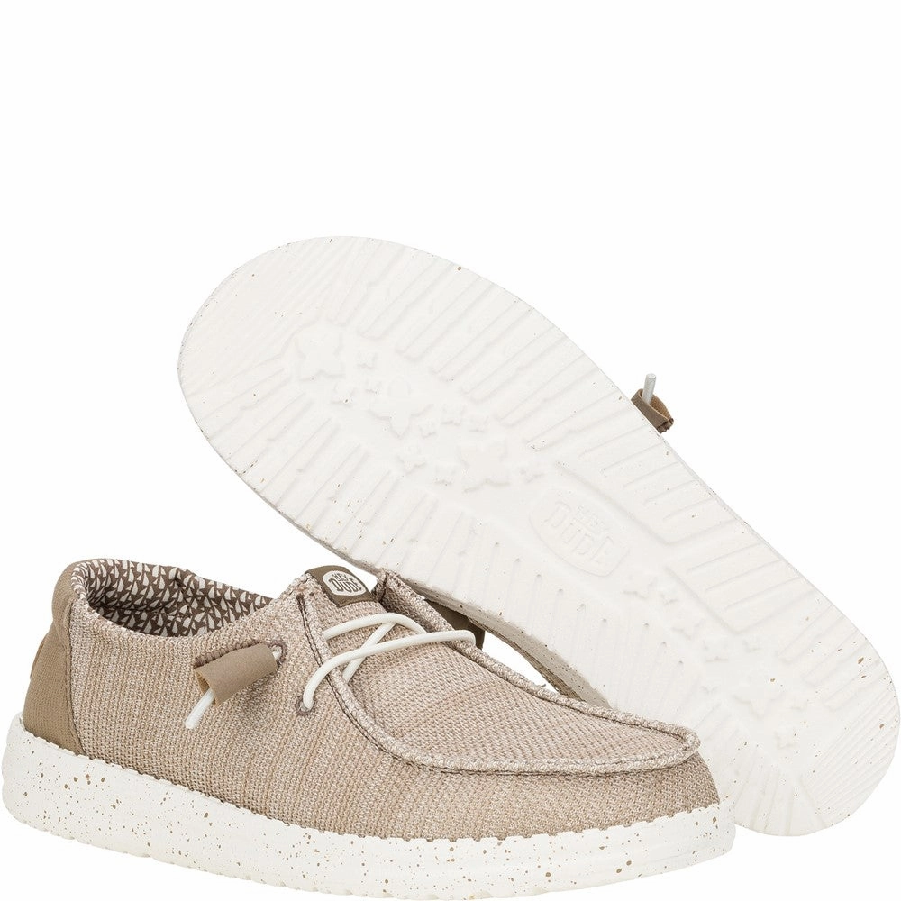 HEYDUDE Wendy Stretch Mesh Shoes Women's Sneakers Casual Walking Shoes