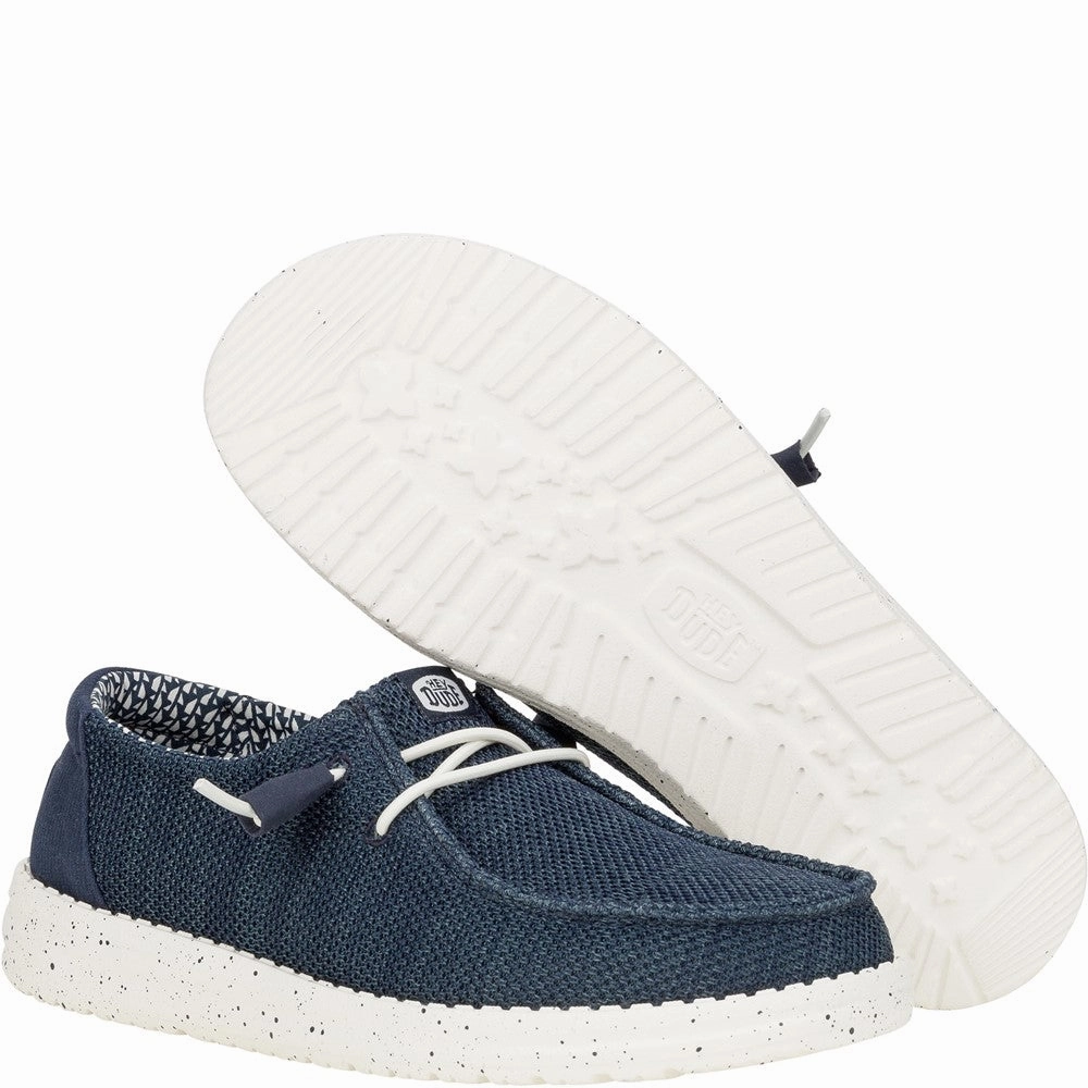 HEYDUDE Wendy Stretch Mesh Shoes Women's Sneakers Casual Walking Shoes
