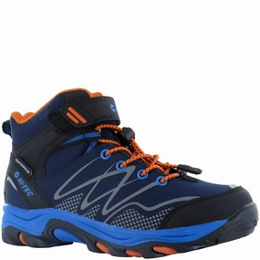 Hi-Tec Blackout Mid Boots Kids Athletic Shoes,Toddler Sports Shoes,Youth Casual Shoes
