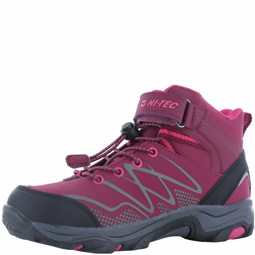 Hi-Tec Blackout Mid Boots Girls Sneakers Girls Running Shoes