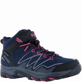 Hi-Tec Blackout Mid Boots Kids Tennis Shoes,Toddler Athletic Shoes,Youth Casual Shoes
