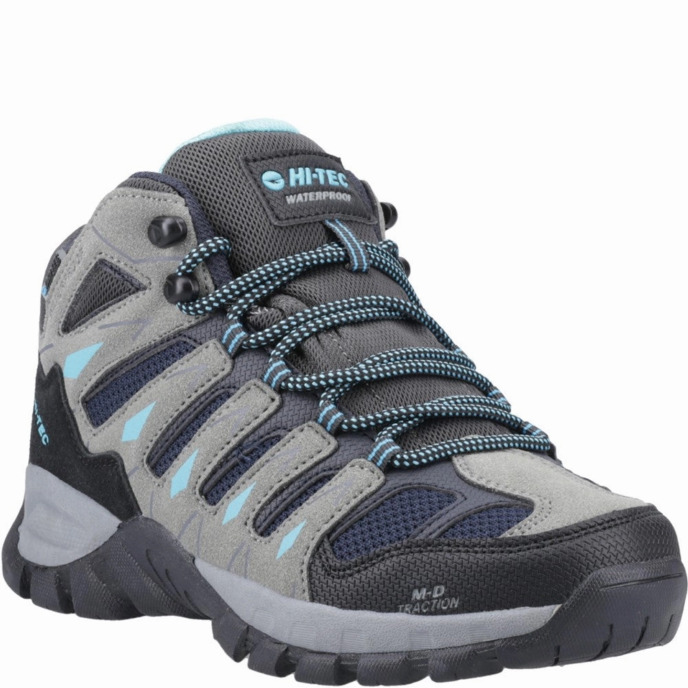 Hi-Tec Corzo Mid Boots Lightweight Running Shoes,Slip On Athletic Shoes,Breathable Workout Shoes