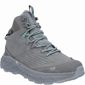 Hi-Tec Fuse Trek Mid Hiking Boots Lightweight Running Shoes,Slip On Athletic Shoes,Breathable Workout Shoes