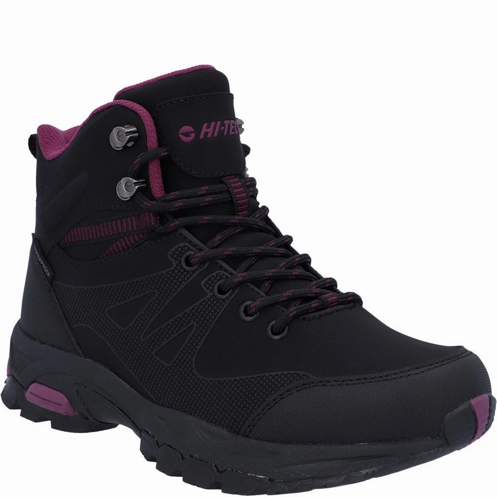 Hi-Tec Jackdaw Mid Waterproof Boot Lightweight Running Shoes,Slip On Athletic Shoes,Breathable Workout Shoes