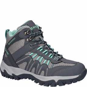 Hi-Tec Jaguar Mid Boots Lightweight Running Shoes,Slip On Athletic Shoes,Breathable Workout Shoes