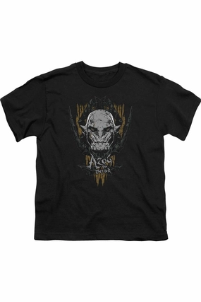 Hobbit Azog Short Sleeve Juvenile Tee / T-Shirt graphic tees for boys, polo shirts boys