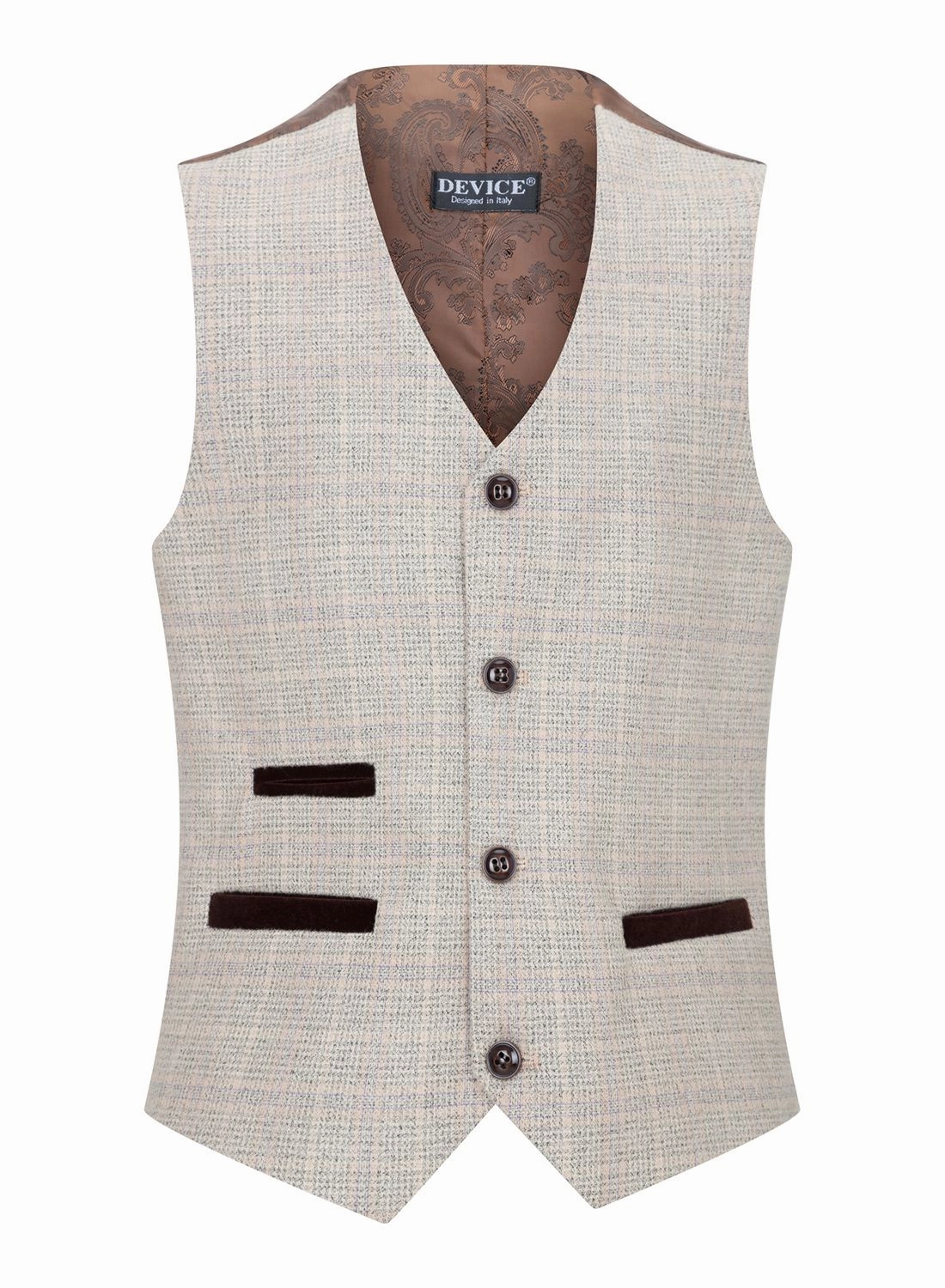 Holland Check Tweed 3 Piece Suit Boys Summer Matching Set