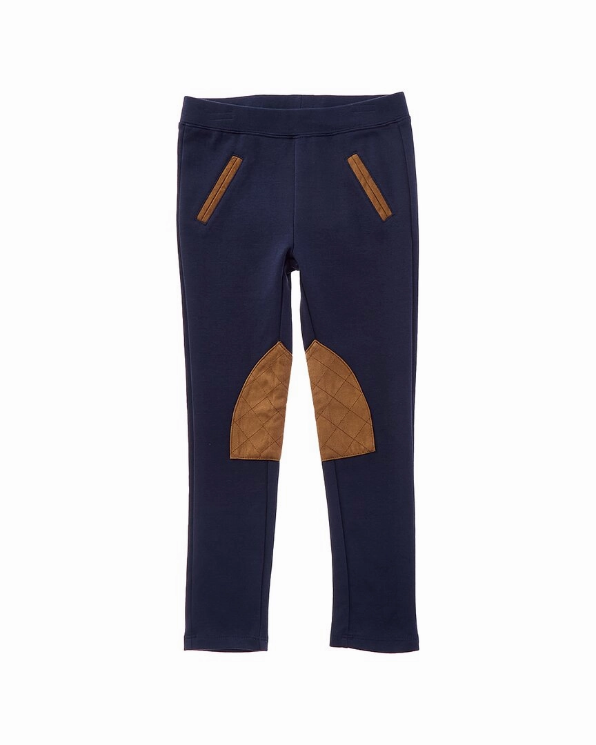 HOPE & HENRY GIRLS' PONTE RIDING PANT leggings girls, wide leg pants girls