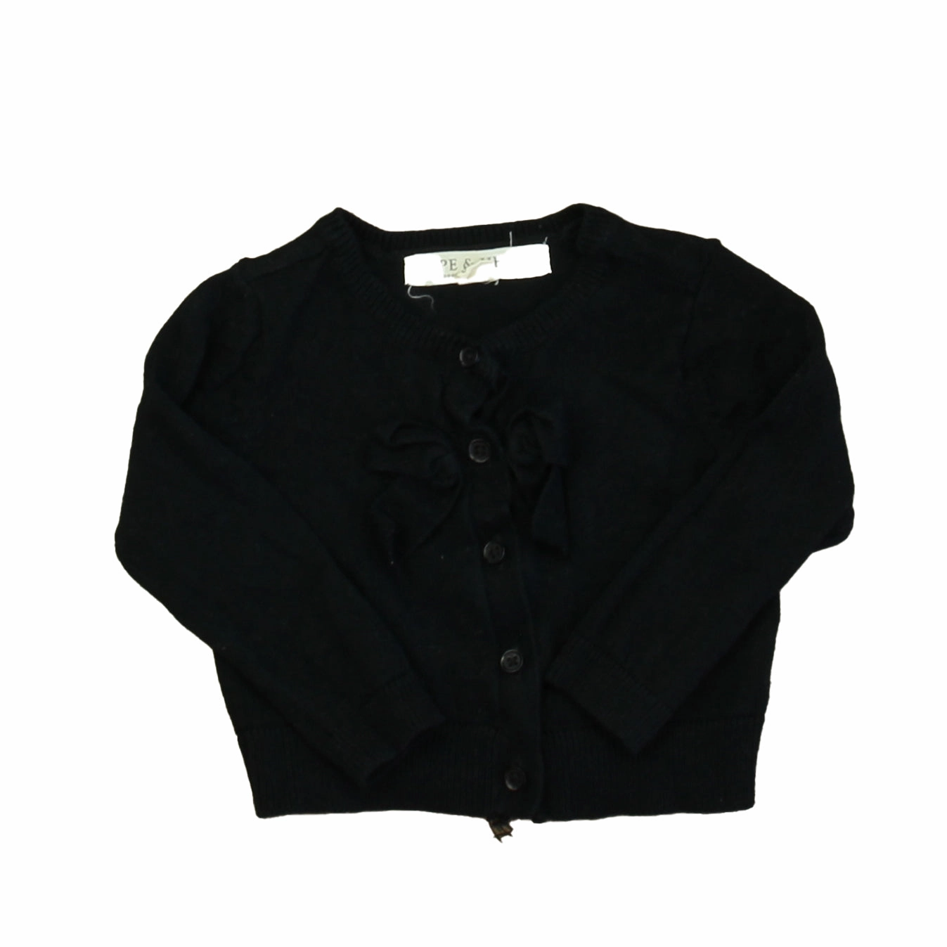 Hope & Henry Girls Black Cardigan girls knit pullovers, cardigan sweaters girls