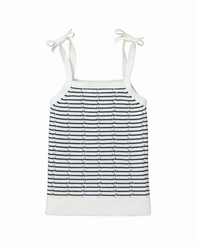 Hope & Henry Pointelle Tank Sweater ruffle tops girls, long sleeve tees girls