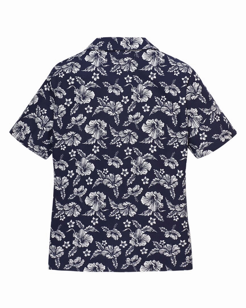 Hope & Henry Short Sleeve Camp Shirt Boys Henley T Shirt