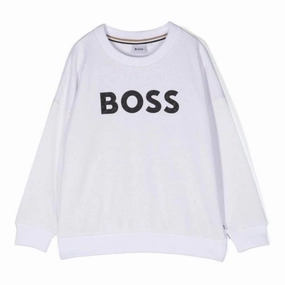 Hugo Boss Boys Classic Logo Sweatshirt boys cable knit, zip up knitwear boys