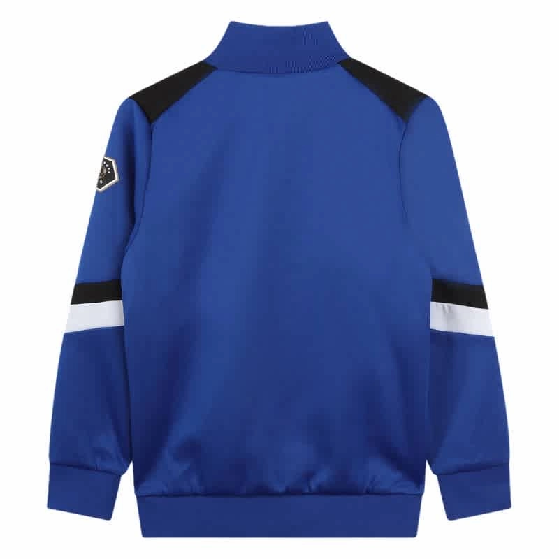 Hugo Boss Boys Stripe Logo Detail Zip-Up Jacket Boys Waterproof Parka