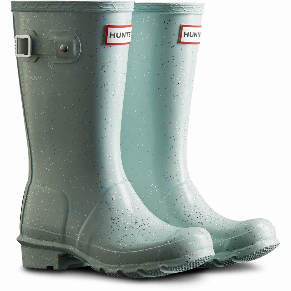 Hunter Big Kids Giant Glitter Wellington Boots Kids Athletic Shoes,Toddler Sports Shoes,Youth Casual Shoes