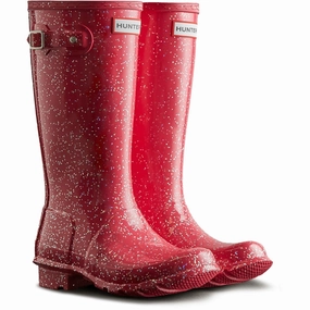 Hunter Big Kids Giant Glitter Wellington Boots Kids Athletic Shoes,Toddler Sports Shoes,Youth Casual Shoes