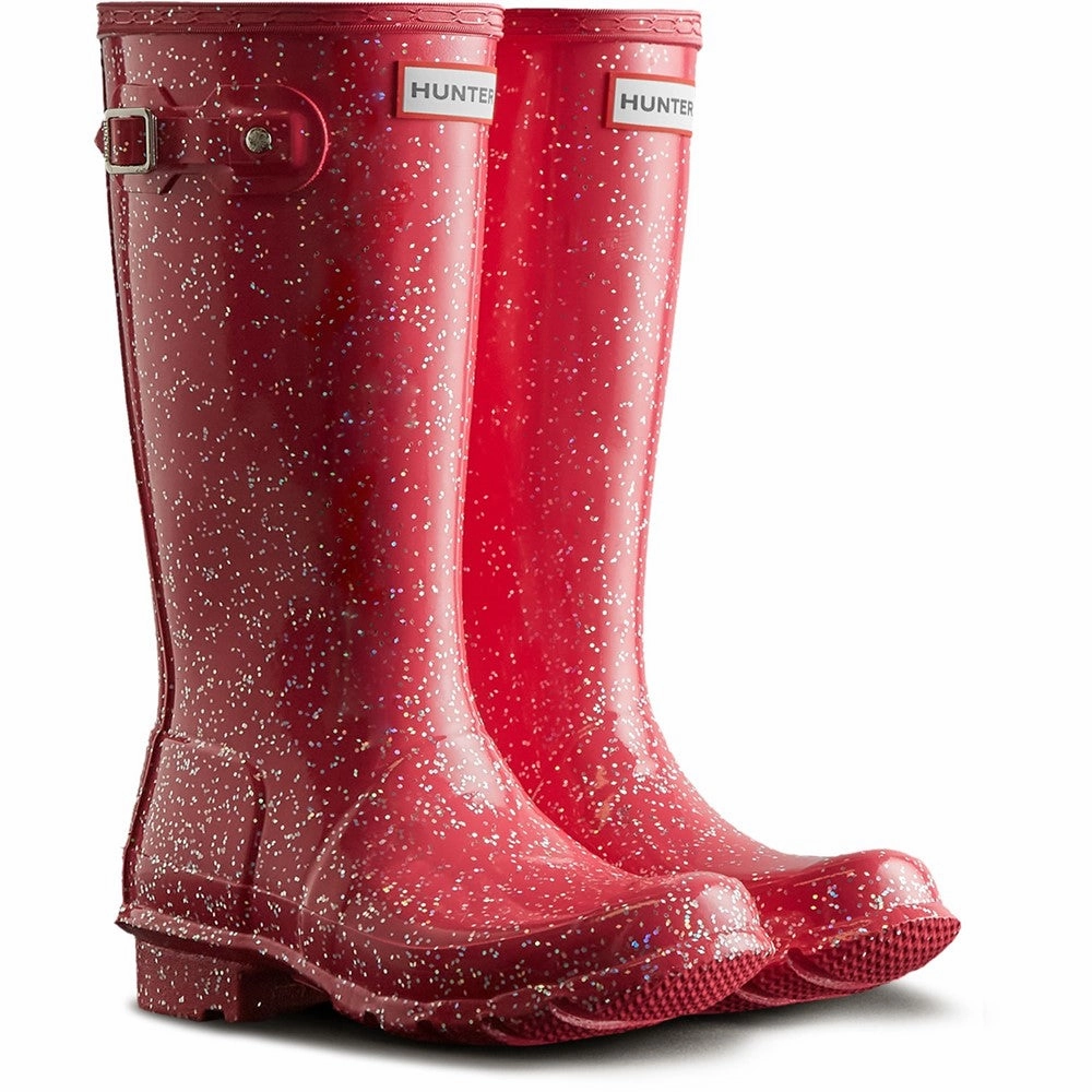 Hunter Big Kids Giant Glitter Wellington Boots Kids Tennis Shoes,Toddler Athletic Shoes,Youth Casual Shoes
