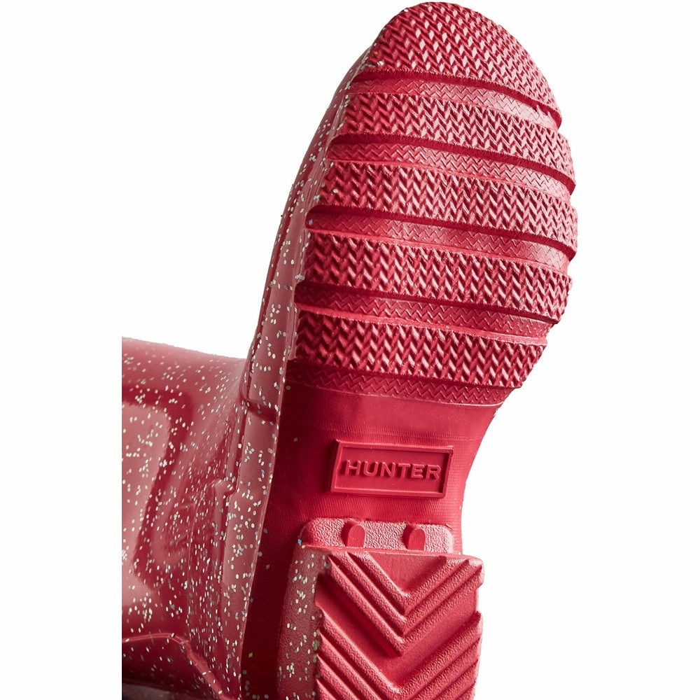 Hunter Big Kids Giant Glitter Wellington Boots Girls Sneakers Girls Running Shoes