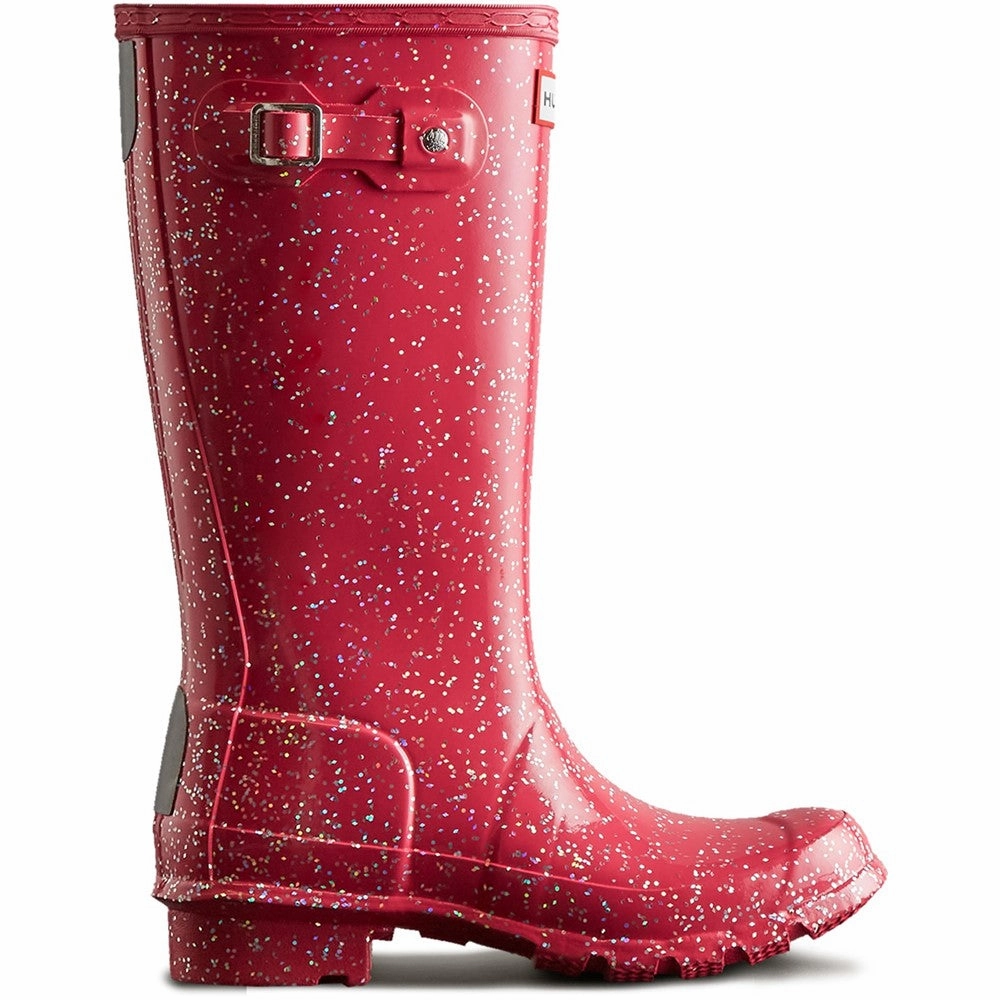Hunter Big Kids Giant Glitter Wellington Boots Girls Sneakers Girls Running Shoes
