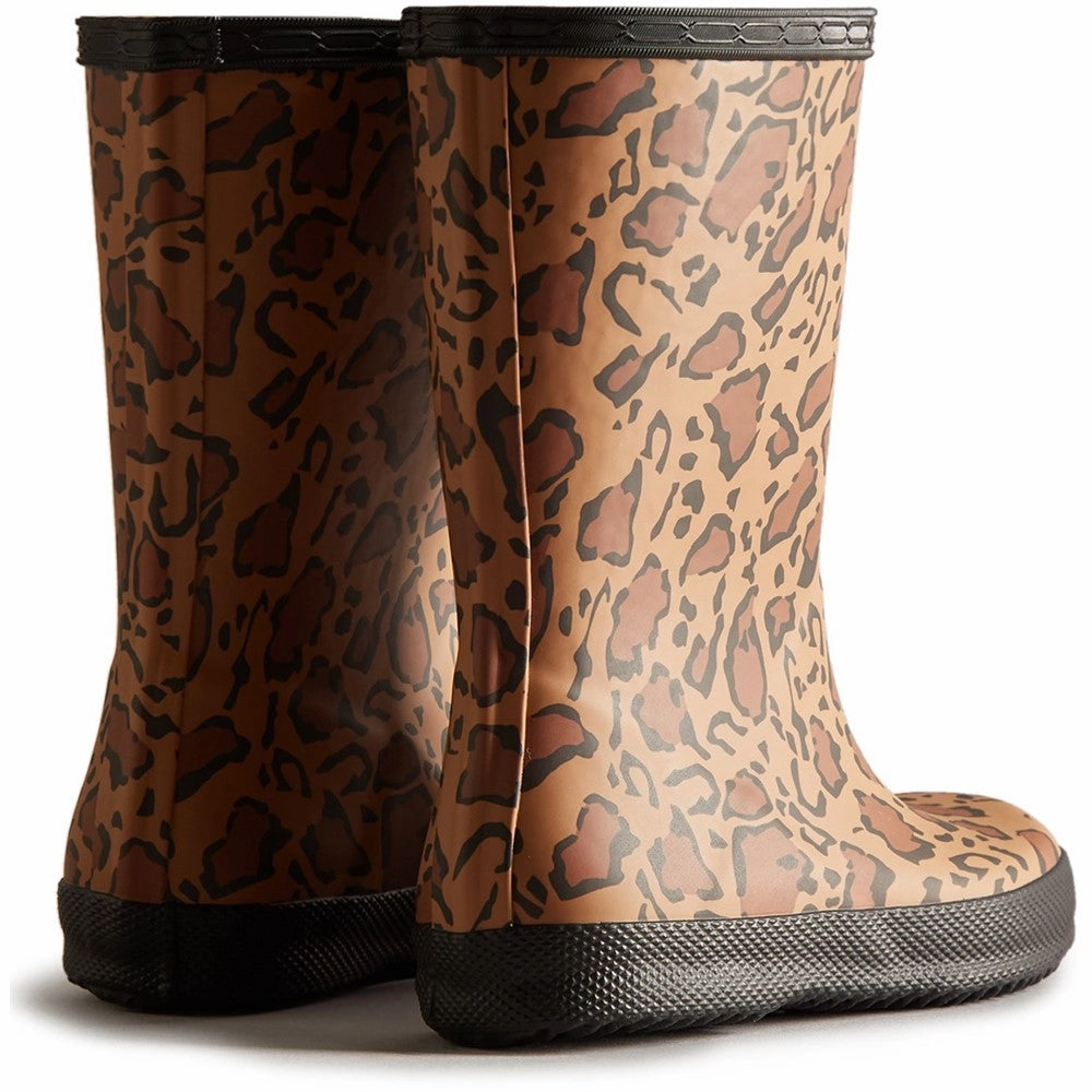 Hunter Big Kids Original Leopard Print Boot Boys SneakersBoys Running Shoes