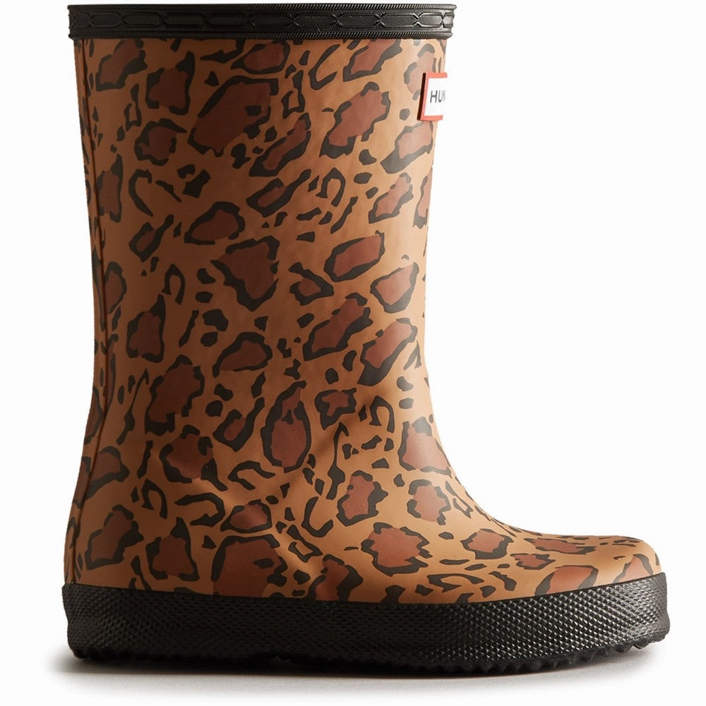 Hunter Big Kids Original Leopard Print Boot Girls Sneakers Girls Running Shoes