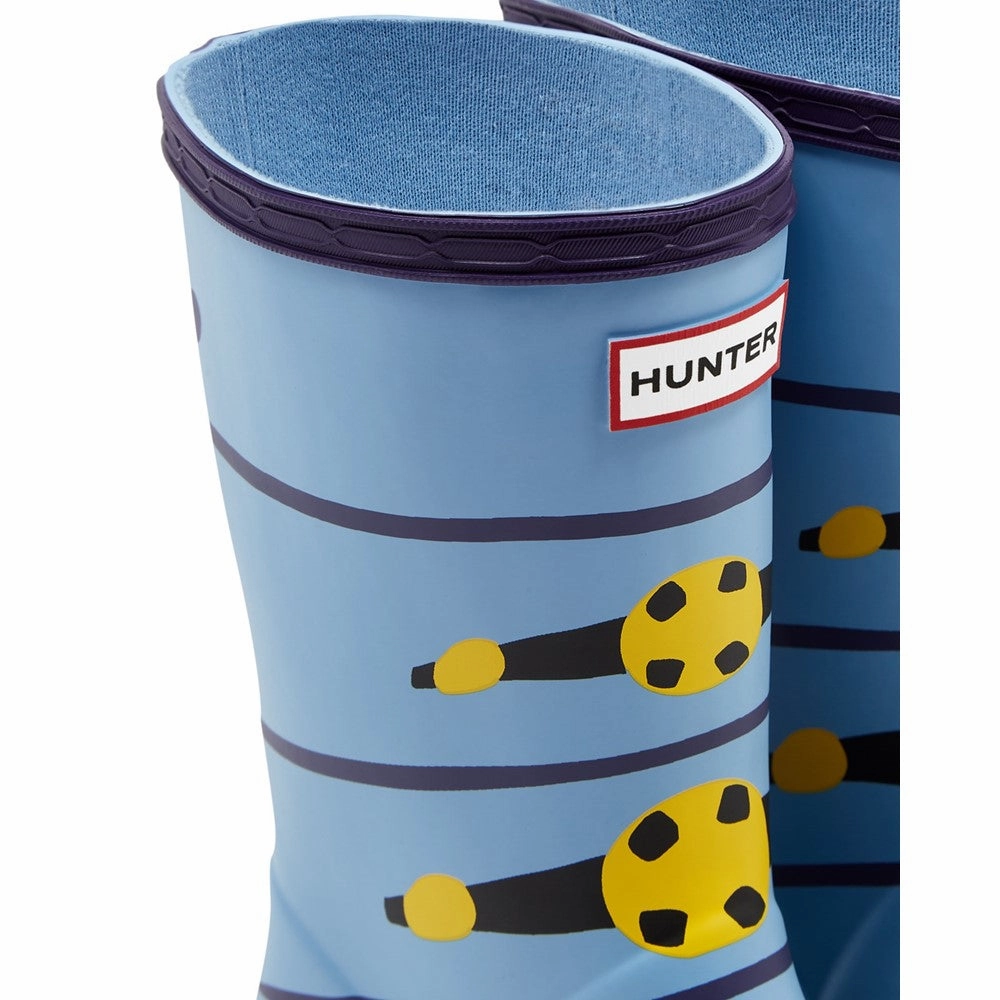 Hunter First Classic Caterpillar Character Wellington Boot Girls Sneakers Girls Running Shoes