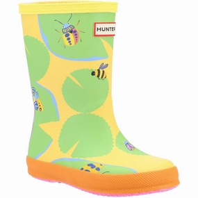 Hunter First Classic Lilly Pad Wellington Boot Kids Athletic Shoes,Toddler Sports Shoes,Youth Casual Shoes