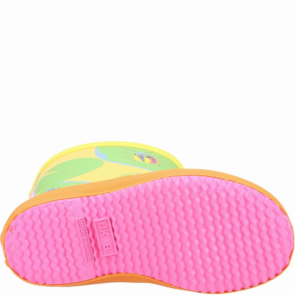 Hunter First Classic Lilly Pad Wellington Boot Girls Sneakers Girls Running Shoes
