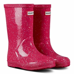 Hunter Kids First Classic Giant Glitter Rain Boots Kids Athletic Shoes,Toddler Sports Shoes,Youth Casual Shoes