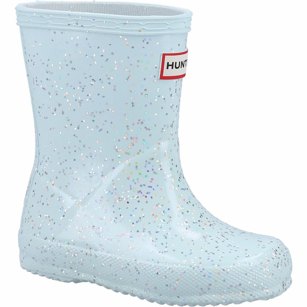 Hunter Kids First Classic Giant Glitter Rain Boots Kids Athletic Shoes,Toddler Sports Shoes,Youth Casual Shoes