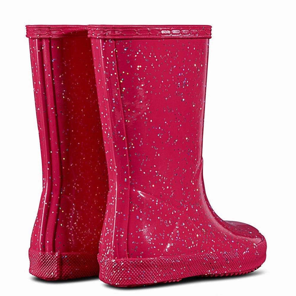 Hunter Kids First Classic Giant Glitter Rain Boots Girls Sneakers Girls Running Shoes