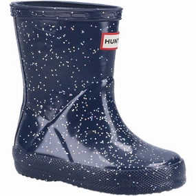 Hunter Kids First Classic Giant Glitter Rain Boots Kids Tennis Shoes,Toddler Athletic Shoes,Youth Casual Shoes