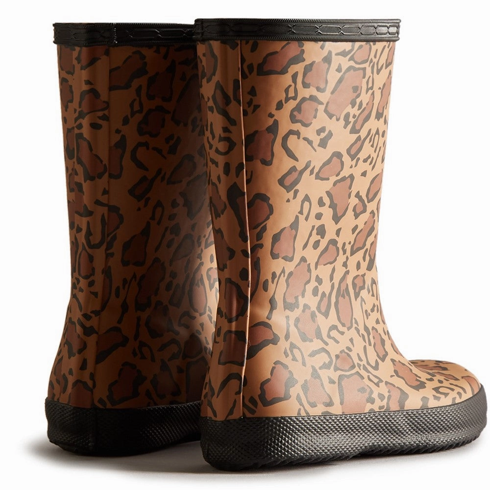 Hunter Little Kids Original First Classic Leopard Print Boot Boys SneakersBoys Running Shoes