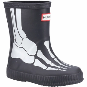 Hunter Little Kids Original First Classic Metallic Skeleton Boot Kids Tennis Shoes,Toddler Athletic Shoes,Youth Casual Shoes